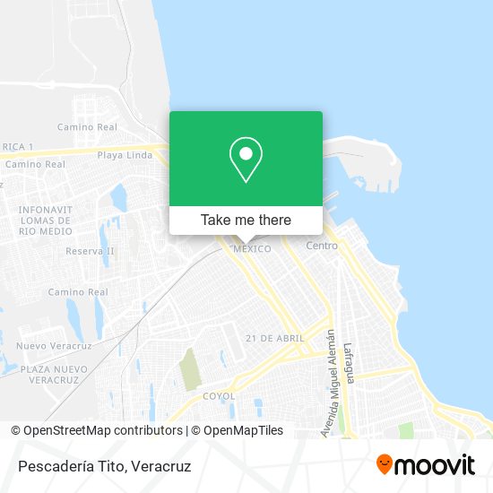 Mapa de Pescadería Tito