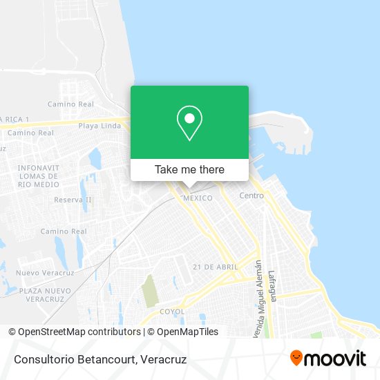 Consultorio Betancourt map