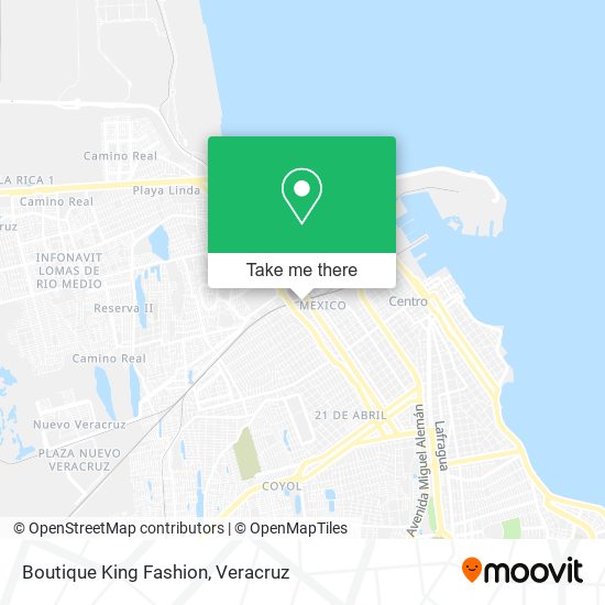 Boutique King Fashion map