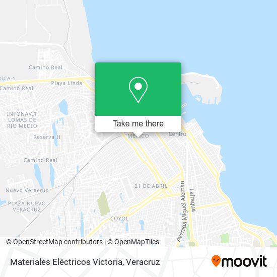 Mapa de Materiales Eléctricos Victoria