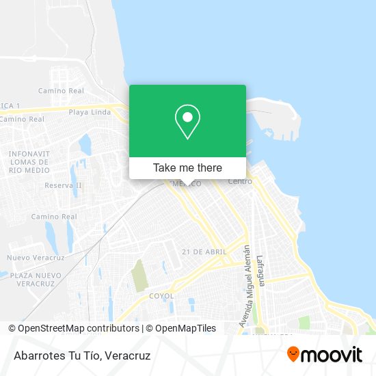 Mapa de Abarrotes Tu Tío