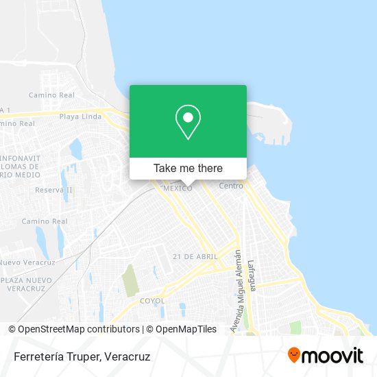 Ferretería Truper map