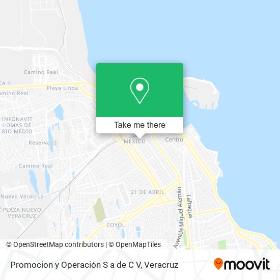 Mapa de Promocion y Operación S a de C V