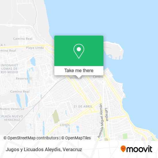 Mapa de Jugos y Licuados Aleydis