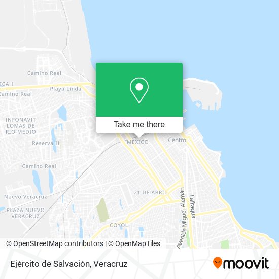 Ejército de Salvación map