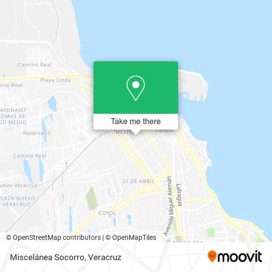 Miscelánea Socorro map