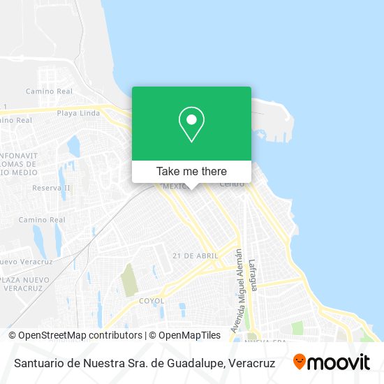 Santuario de Nuestra Sra. de Guadalupe map