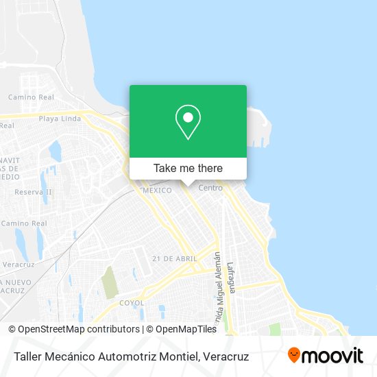 Taller Mecánico Automotriz Montiel map