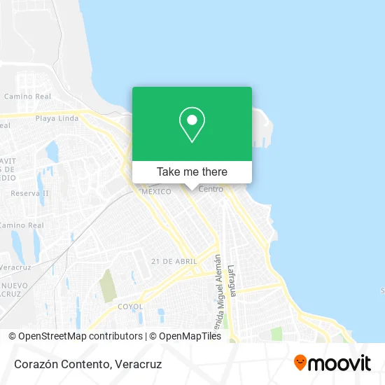 Corazón Contento map