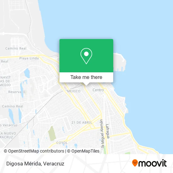 Mapa de Digosa Mérida