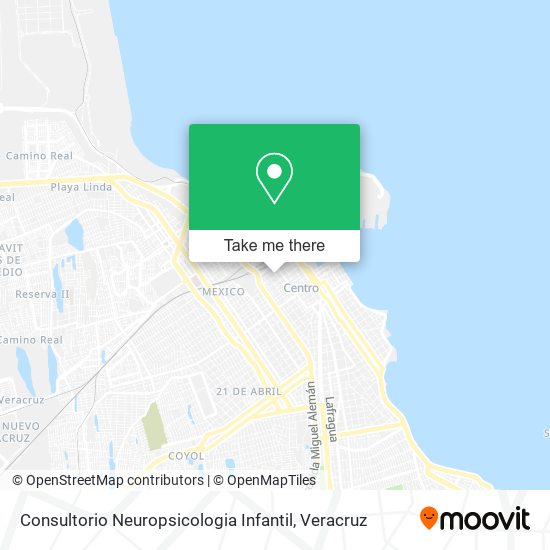 Consultorio Neuropsicologia Infantil map