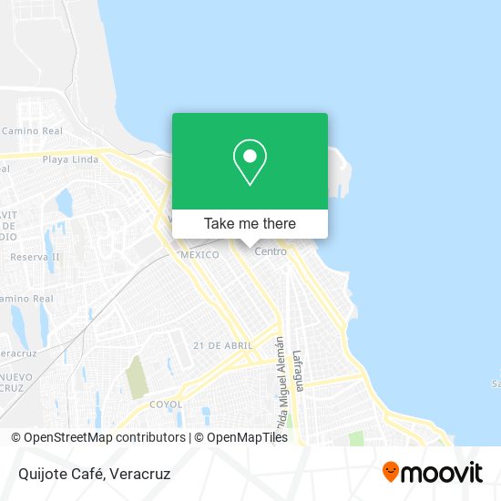 Mapa de Quijote Café