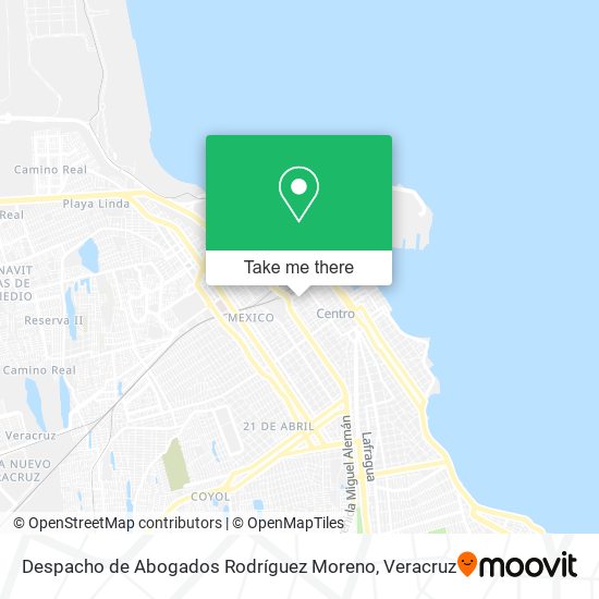 Despacho de Abogados Rodríguez Moreno map