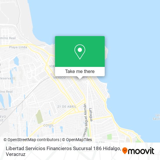 Libertad Servicios Financieros Sucursal 186 Hidalgo map