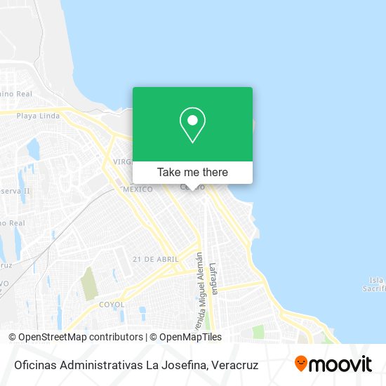 Oficinas Administrativas La Josefina map