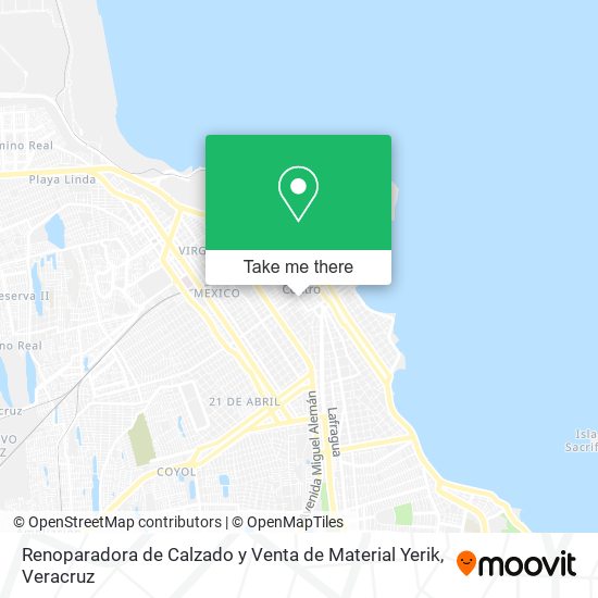 Renoparadora de Calzado y Venta de Material Yerik map