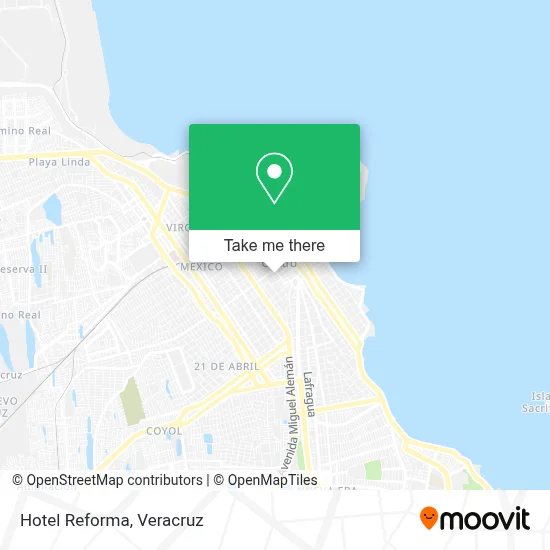Hotel Reforma map