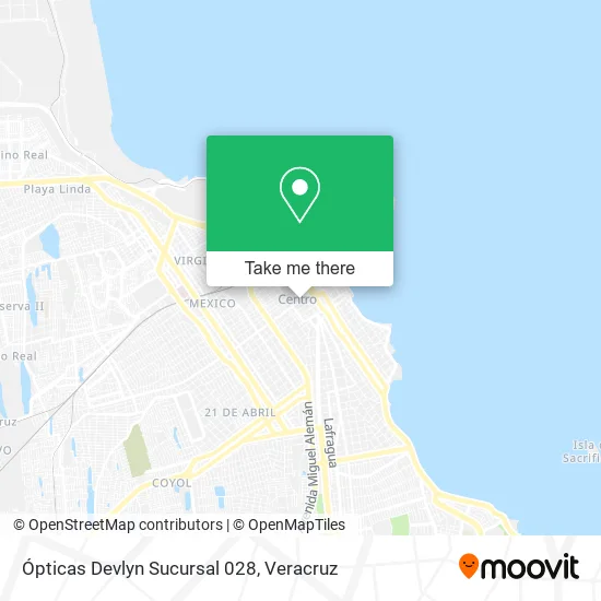 Ópticas Devlyn Sucursal 028 map