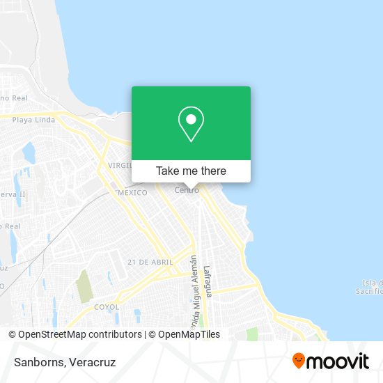Mapa de Sanborns