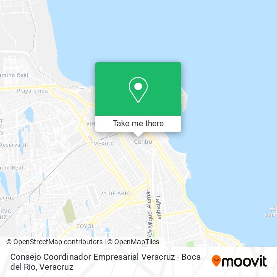 Consejo Coordinador Empresarial Veracruz - Boca del Río map