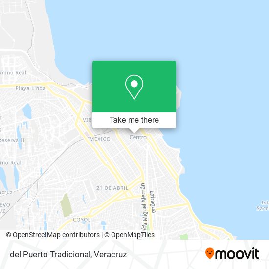 del Puerto Tradicional map