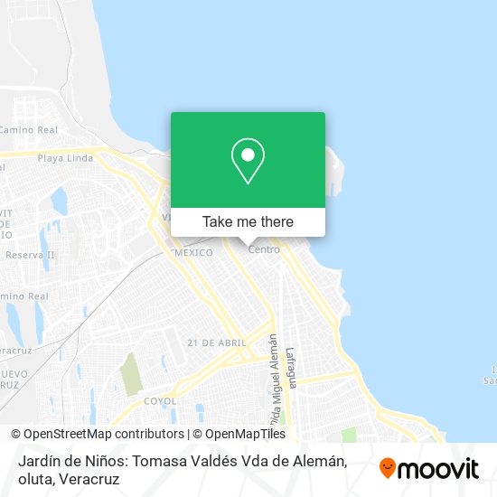 Jardín de Niños: Tomasa Valdés Vda de Alemán, oluta map