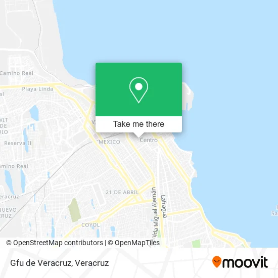 Gfu de Veracruz map
