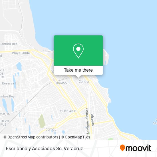Mapa de Escribano y Asociados Sc
