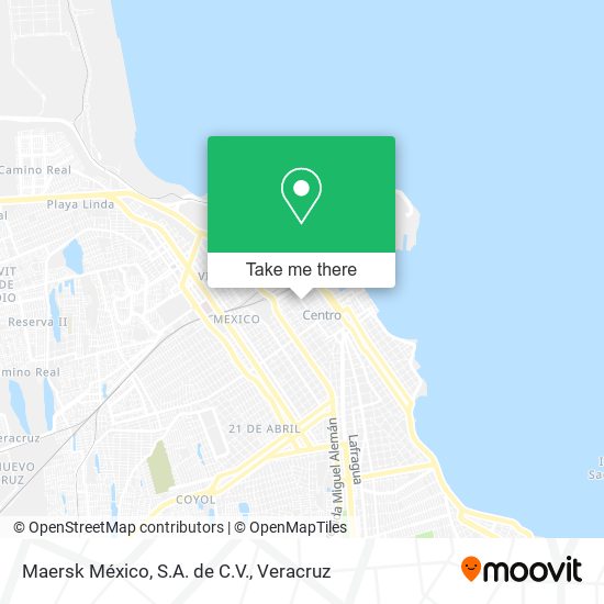 Maersk México, S.A. de C.V. map