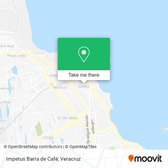 Impetus Barra de Café map
