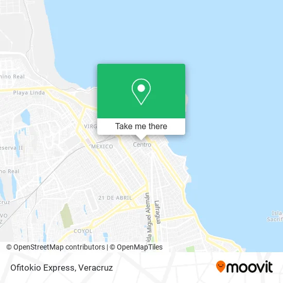 Ofitokio Express map