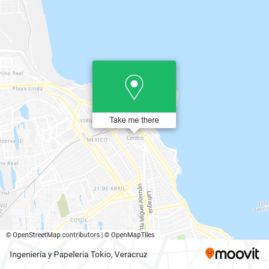 Ingeniería y Papeleria Tokio map