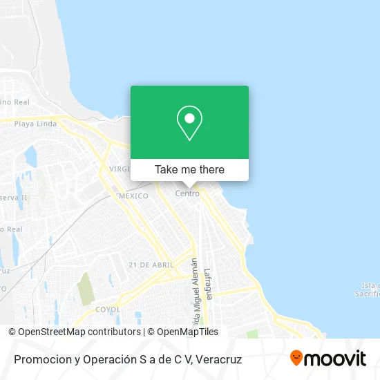 Promocion y Operación S a de C V map