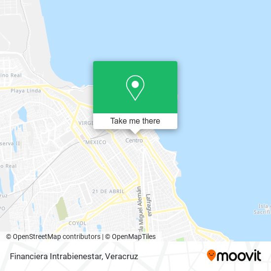 Financiera Intrabienestar map