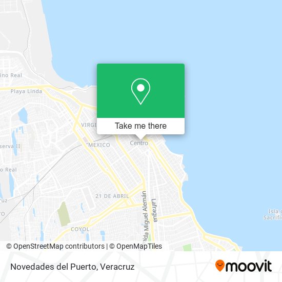 Mapa de Novedades del Puerto