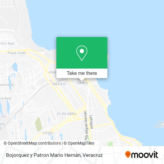 Bojorquez y Patron Mario Hernán map
