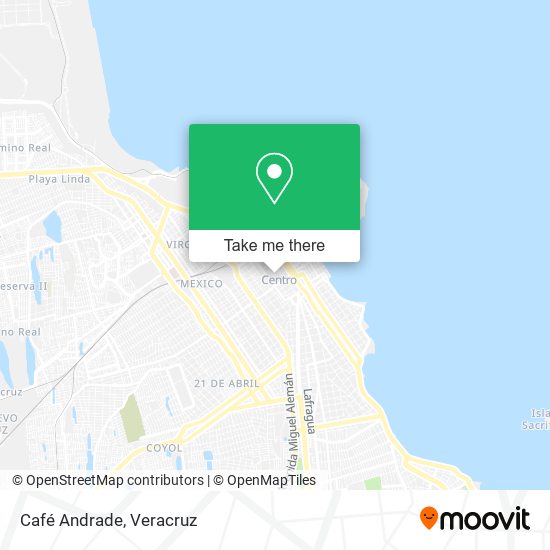 Mapa de Café Andrade