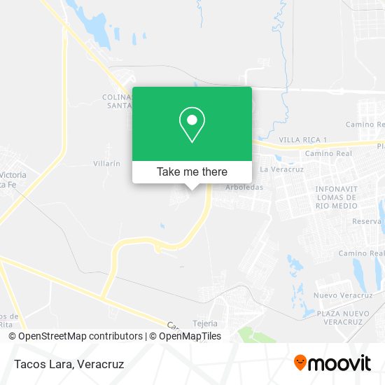 Mapa de Tacos Lara