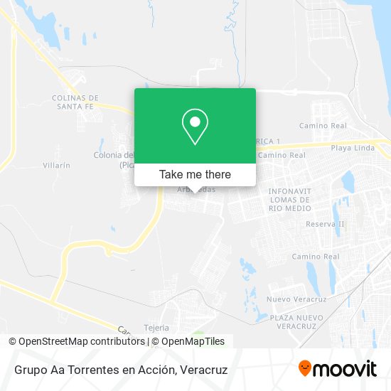 Grupo Aa Torrentes en Acción map