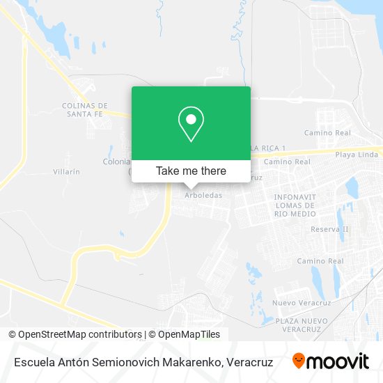 Mapa de Escuela Antón Semionovich Makarenko