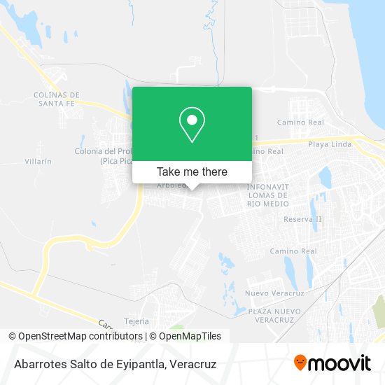 Abarrotes Salto de Eyipantla map