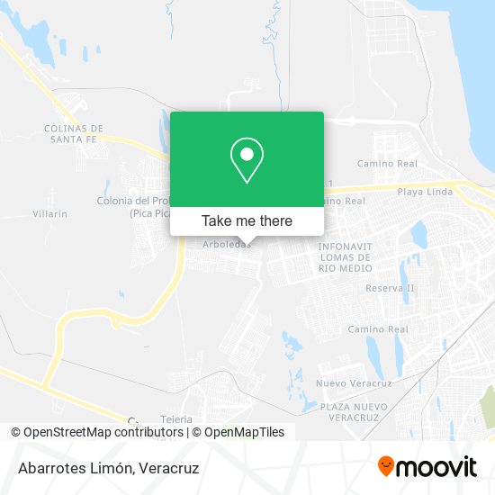 Abarrotes Limón map