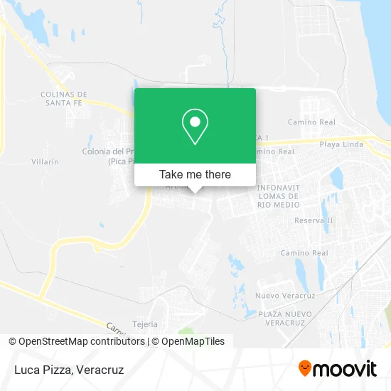 Luca Pizza map