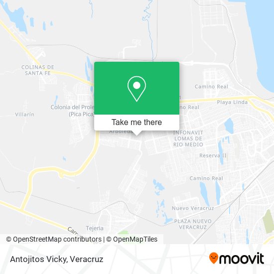 Mapa de Antojitos Vicky