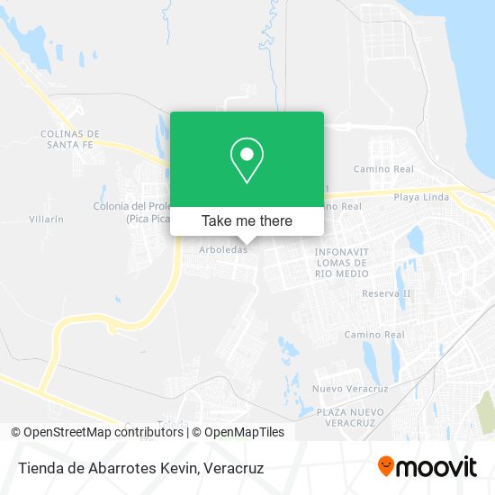 Tienda de Abarrotes Kevin map