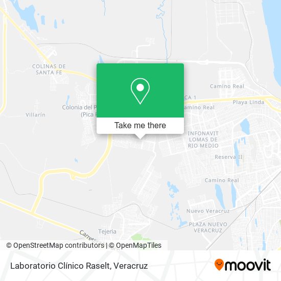 Mapa de Laboratorio Clínico Raselt