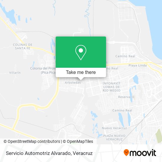 Servicio Automotriz Alvarado map