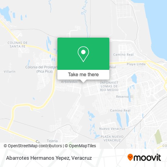 Mapa de Abarrotes Hermanos Yepez