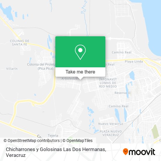 Mapa de Chicharrones y Golosinas Las Dos Hermanas