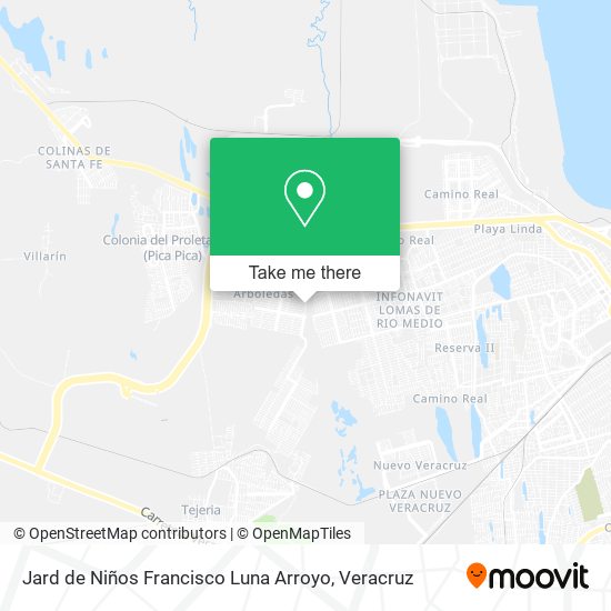 Mapa de Jard de Niños Francisco Luna Arroyo